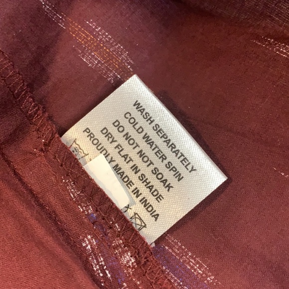 Oks cotton button down long sleeve size XL - Picture 8 of 9